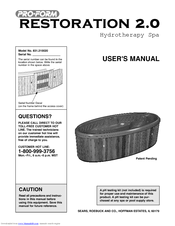 ProForm RESTORATION 2.0 User Manual