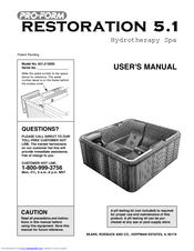 ProForm RESTORATION 5.1 User Manual