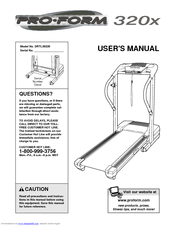 Proform crosswalk 325x online manual