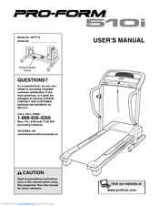 ProForm 510i Treadmill User Manual