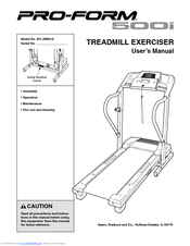 ProForm 500i Treadmill User Manual