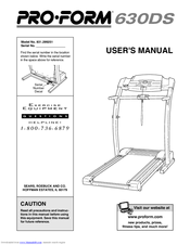 ProForm 831.299251 User Manual