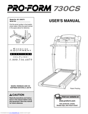 ProForm 831.299270 User Manual