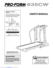 ProForm 831.299450 User Manual