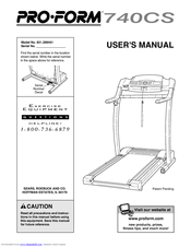 ProForm 831.299461 User Manual