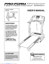 ProForm DISTANCE 560v User Manual