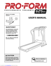 ProForm PCTL62590 User Manual