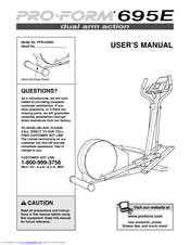ProForm 695e User Manual