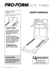 ProForm CT 1160 User Manual