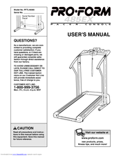 ProForm 485EX User Manual