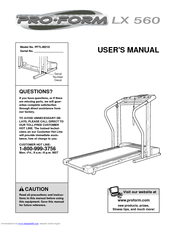 Proform LX 560 Manuals ManualsLib