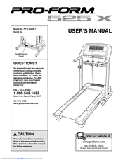 ProForm 525 Treadmill User Manual