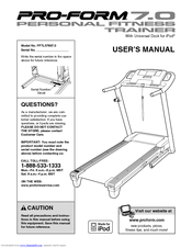 ProForm PFTL57807.0 User Manual
