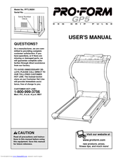 ProForm GP5 EKG Grip Pulse User Manual