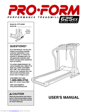 ProForm PFTL62580 User Manual