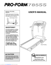 ProForm PFTL79102 User Manual