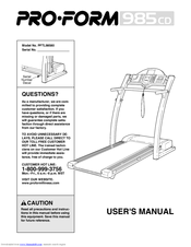 Pro-Form PFTL98580 User Manual