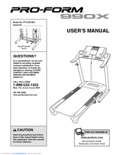 Pro-Form PFTL99106.0 User Manual
