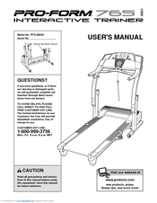Pro-Form PFTL99220 User Manual