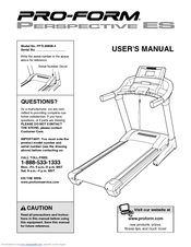 Pro-Form Perspective ES User Manual