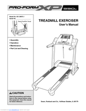 ProForm Treadmill 831.29675.1 User Manual