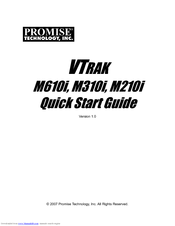 Promise Technology VTRAK M210i Quick Start Manual