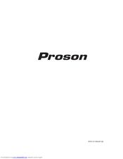 Proson RV 2200 Owner's Manual