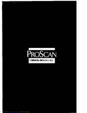 ProScan CRT Television User Manual