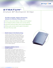 Proxim Stratum Specification Sheet