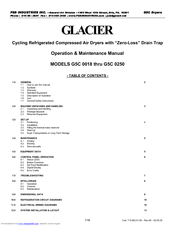 PSB Glacier G5C-120 Operation And Maintenance Manual