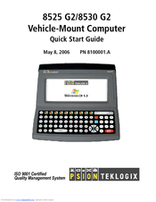 Psion Teklogix Vehicle-Mount Computer 8530 G2 Quick Start Manual