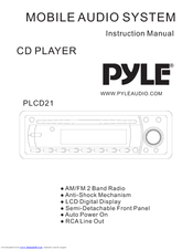 Pyle PLCD21 Instruction Manual