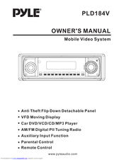Pyle PLD184V Owner's Manual