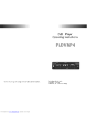 Pyle PLDVDMP4 Operating Instructions Manual