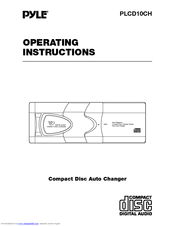 PYLE Audio PLCD10CH Operating Instructions Manual