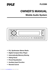 Pyle PLCD69 Owner's Manual