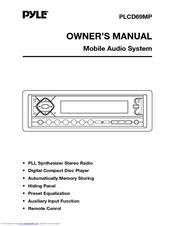 Pyle PLCD69MP3 Owner's Manual