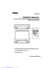 Pyle PLTV165 Owner's Manual