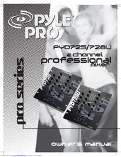 Pyle PRO PYD728U Owner's Manual