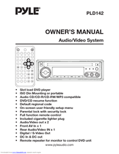 Pyle PLD142 Owner's Manual
