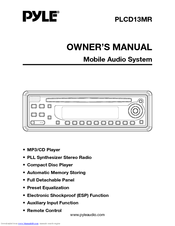 Pyle Mobile Audio System Owner's Manual