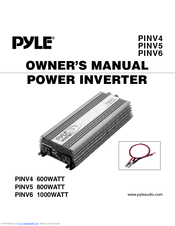 Pyle PINV4 Owner's Manual