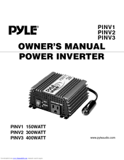 Pyle PLINV3 Owner's Manual