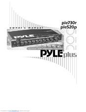 PYLE Audio PLE520P Owner's Manual