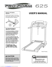 ProForm PFTL62510 User Manual