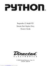 Python 951 Owner's Manual