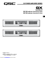 Qsc GX5 Manuals | ManualsLib