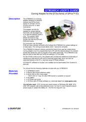 Quantum QTM300CA User Manual