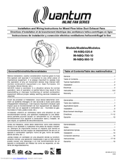 Quantum 99-NBQ-525-8 Installation And Wiring Instructions