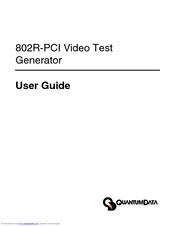 Quantum Data 802R-PCI User Manual